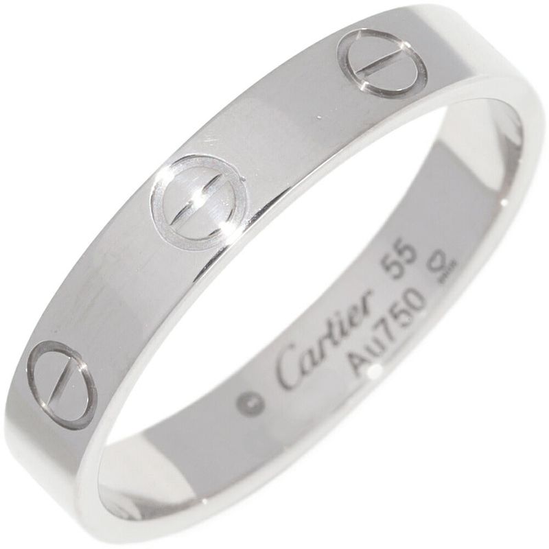 Cartier K18wg Love Ring Small Model